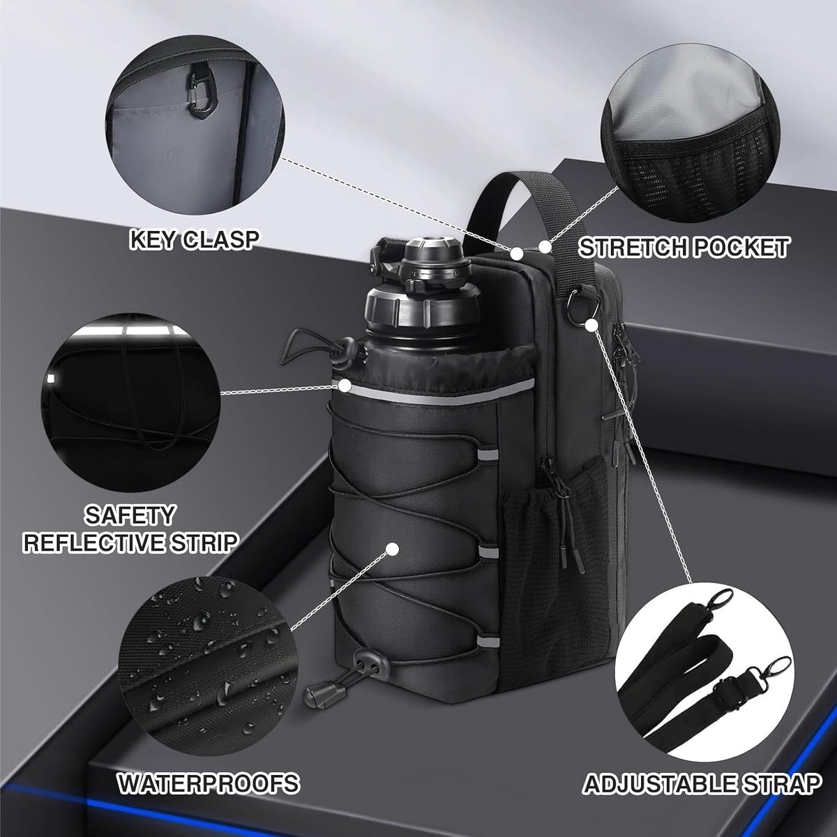 Magnetic Performance Bottle Sleeve & Organizer