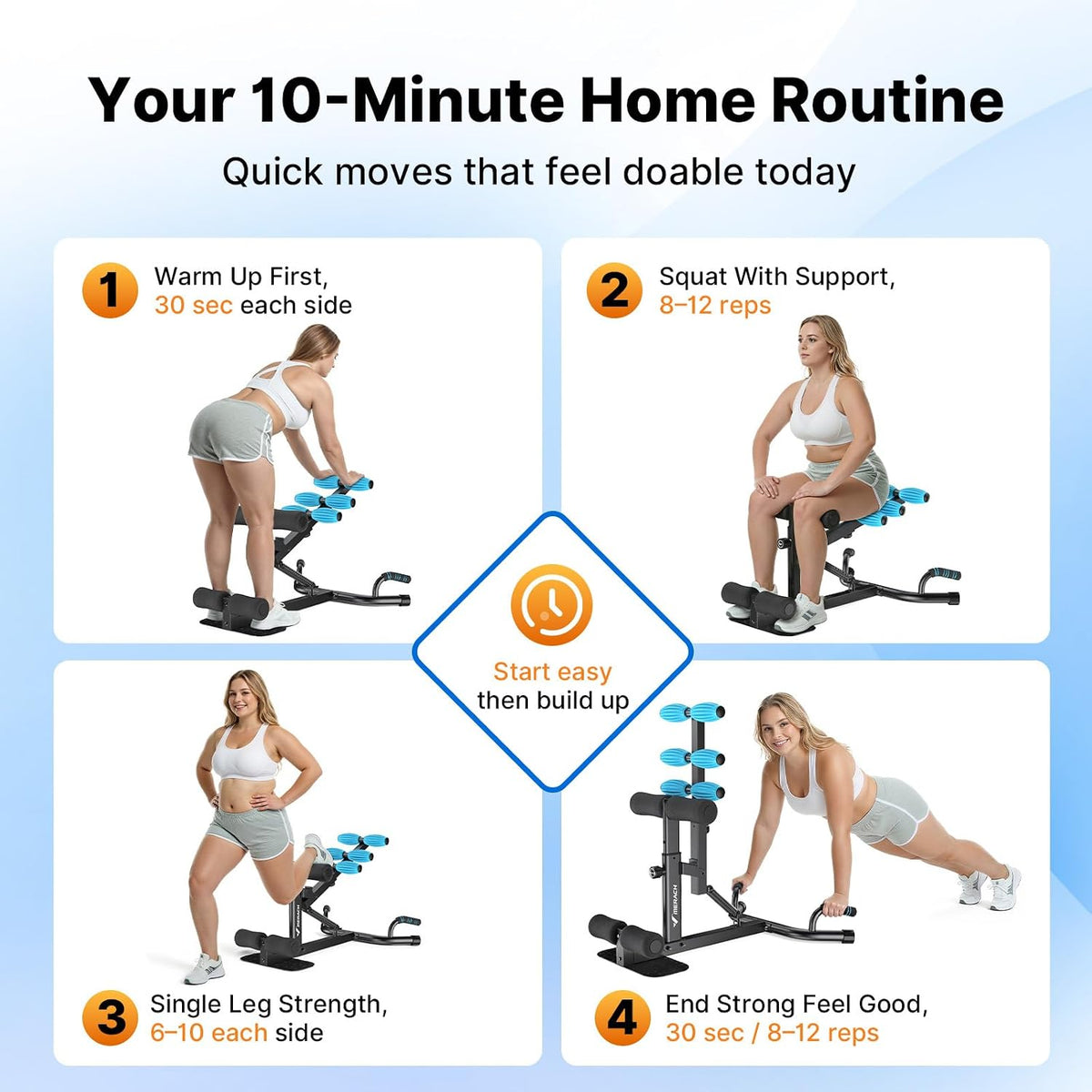 Dual-Spring Assisted Deep Squat Trainer