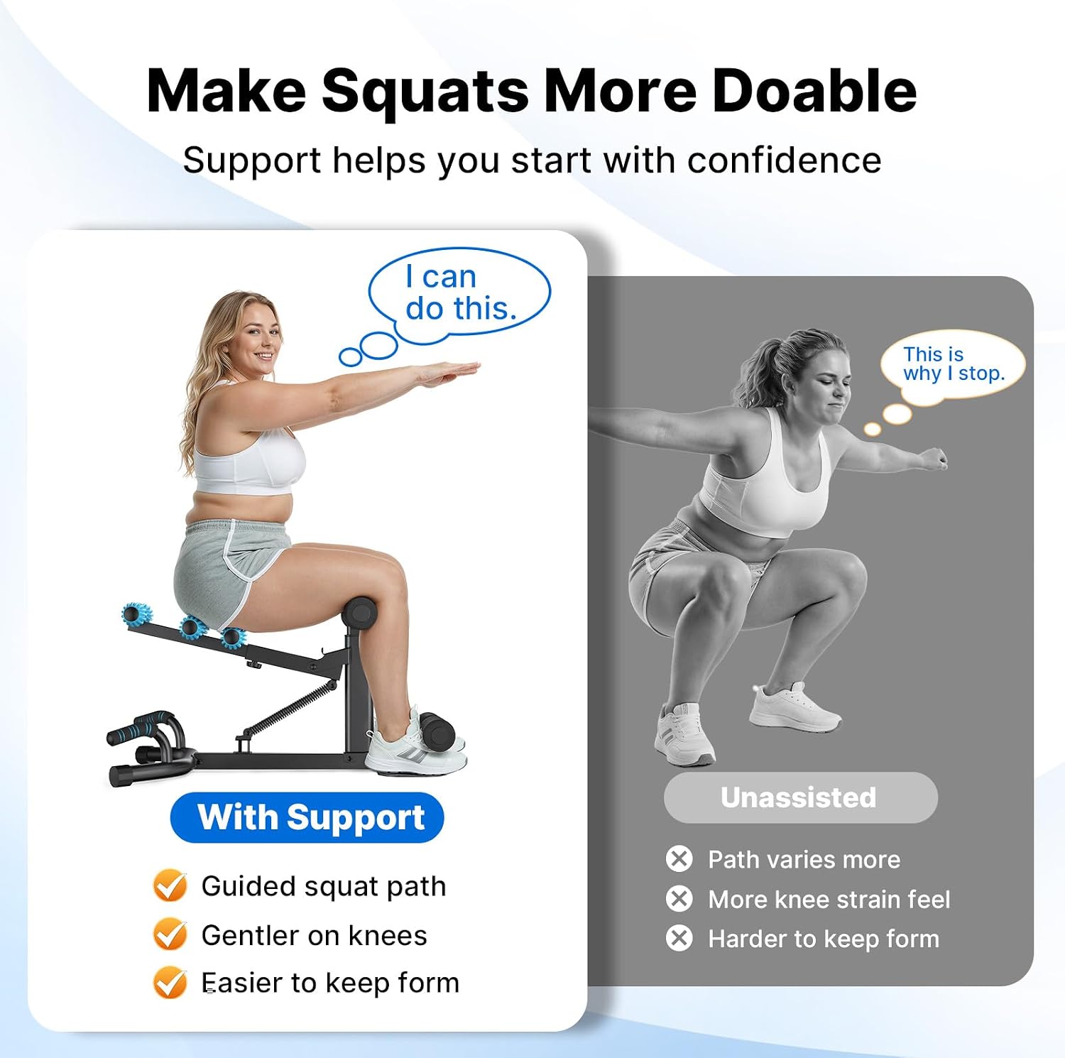 Dual-Spring Assisted Deep Squat Trainer